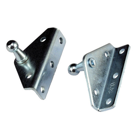 JR PRODUCTS JR Products BR-12552 Gas Spring Mounting Bracket - Angled, Pack of 2 BR-12552
